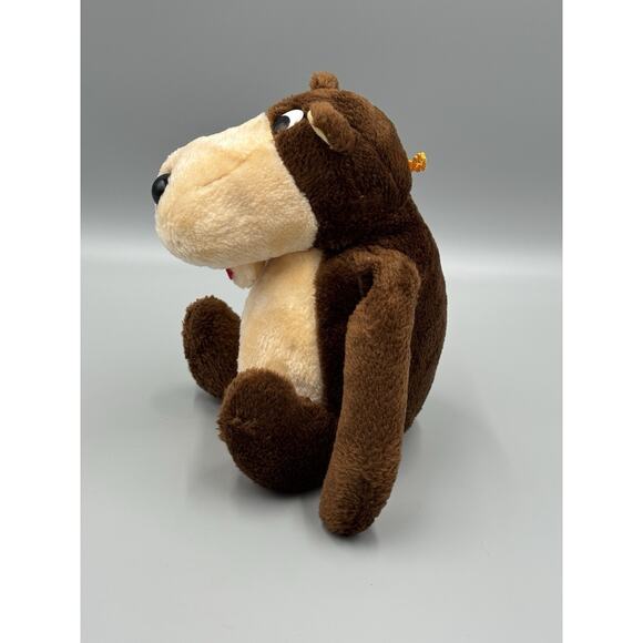 Vintage B.J. Toy Company Brown Bear 10" Stuffed Animal - Picture 5 of 10